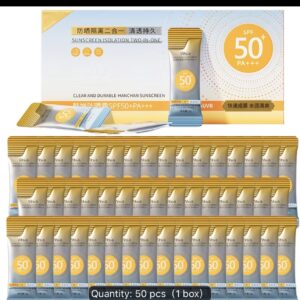 50pcs Sunscreen in one box